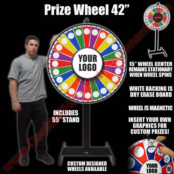 Prize Wheel for Bar Mitzvah Entertainment