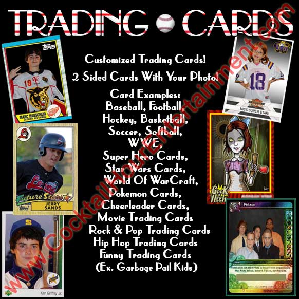 green screen trading cards baseball cards