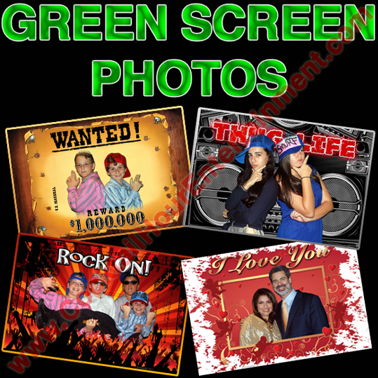 green screen photo package