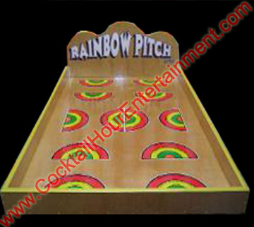 rainbow pitch carnival game